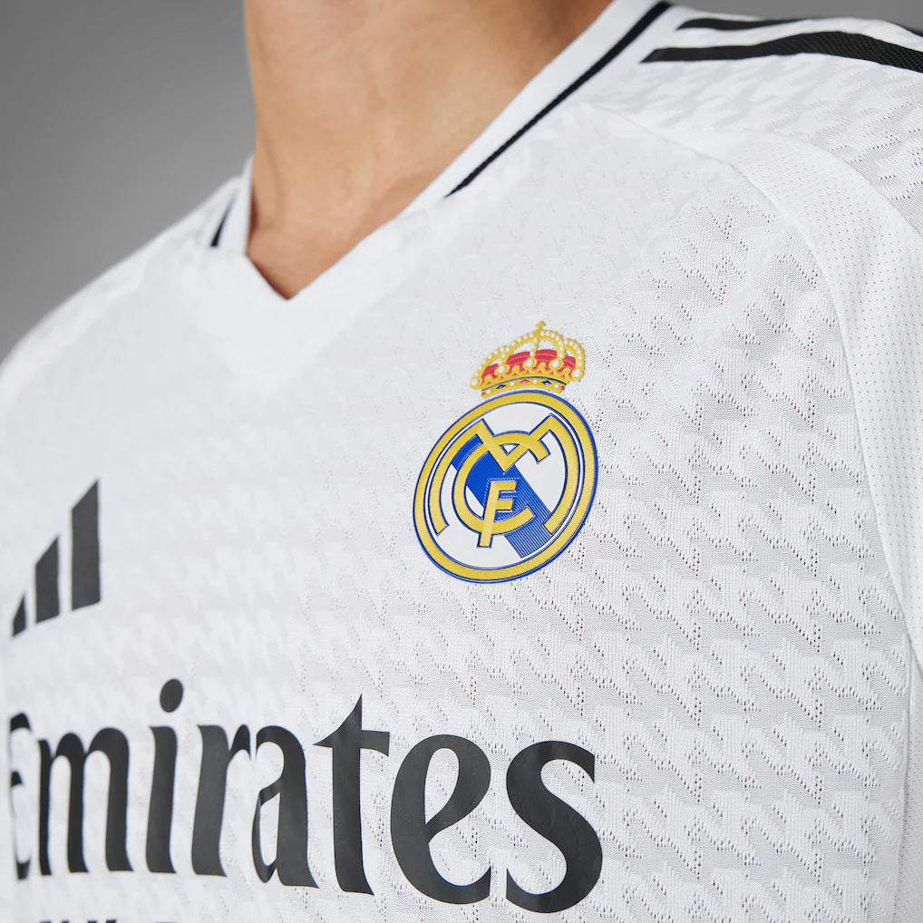 Real Madrid adidas 2024/25 Home Authentic Custom Jersey - White