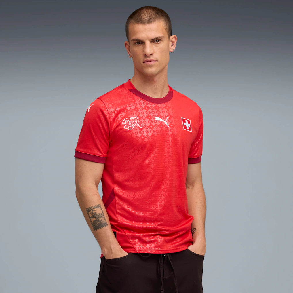 Switzerland National Team Puma 2025 Home Replica Jersey - Red