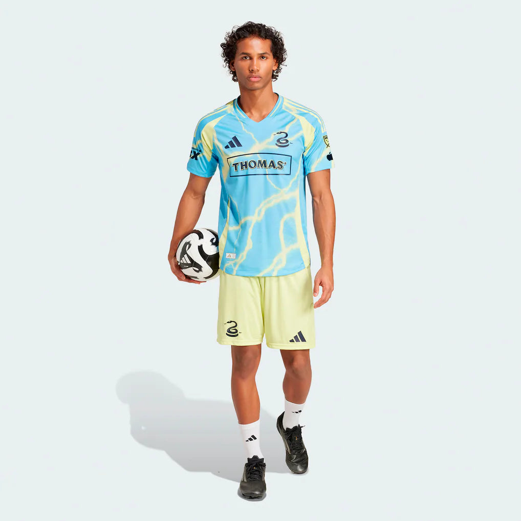 Philadelphia Union adidas 2025 The Voltage Kit Authentic Jersey - Blue