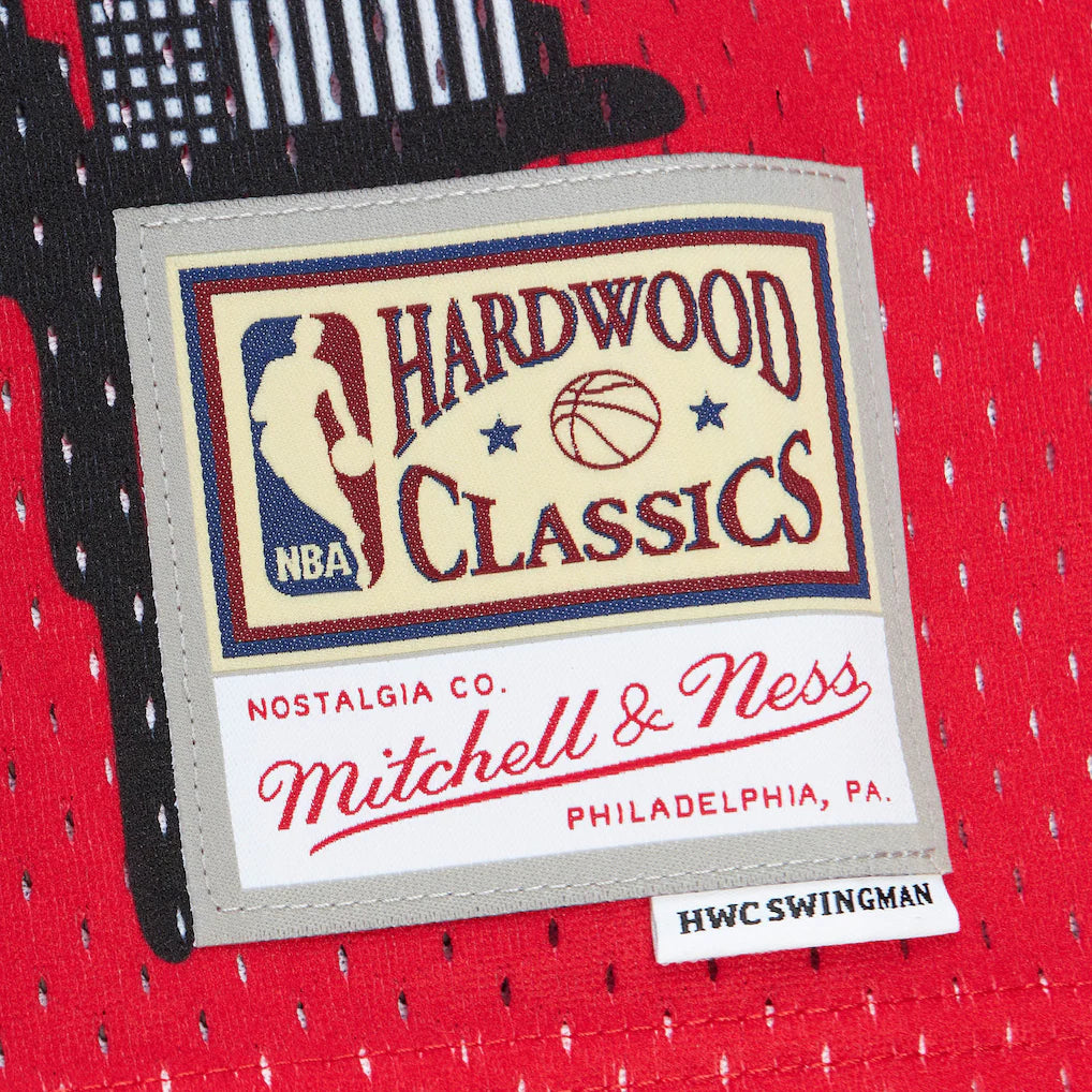 Chicago Bulls Mitchell & Ness x Tats Cru Hardwood Classics Fashion Jersey - Red