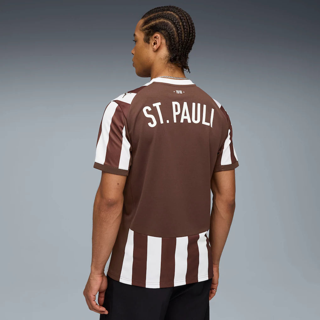 St. Pauli Puma 2025/26 Home Replica Jersey - Brown