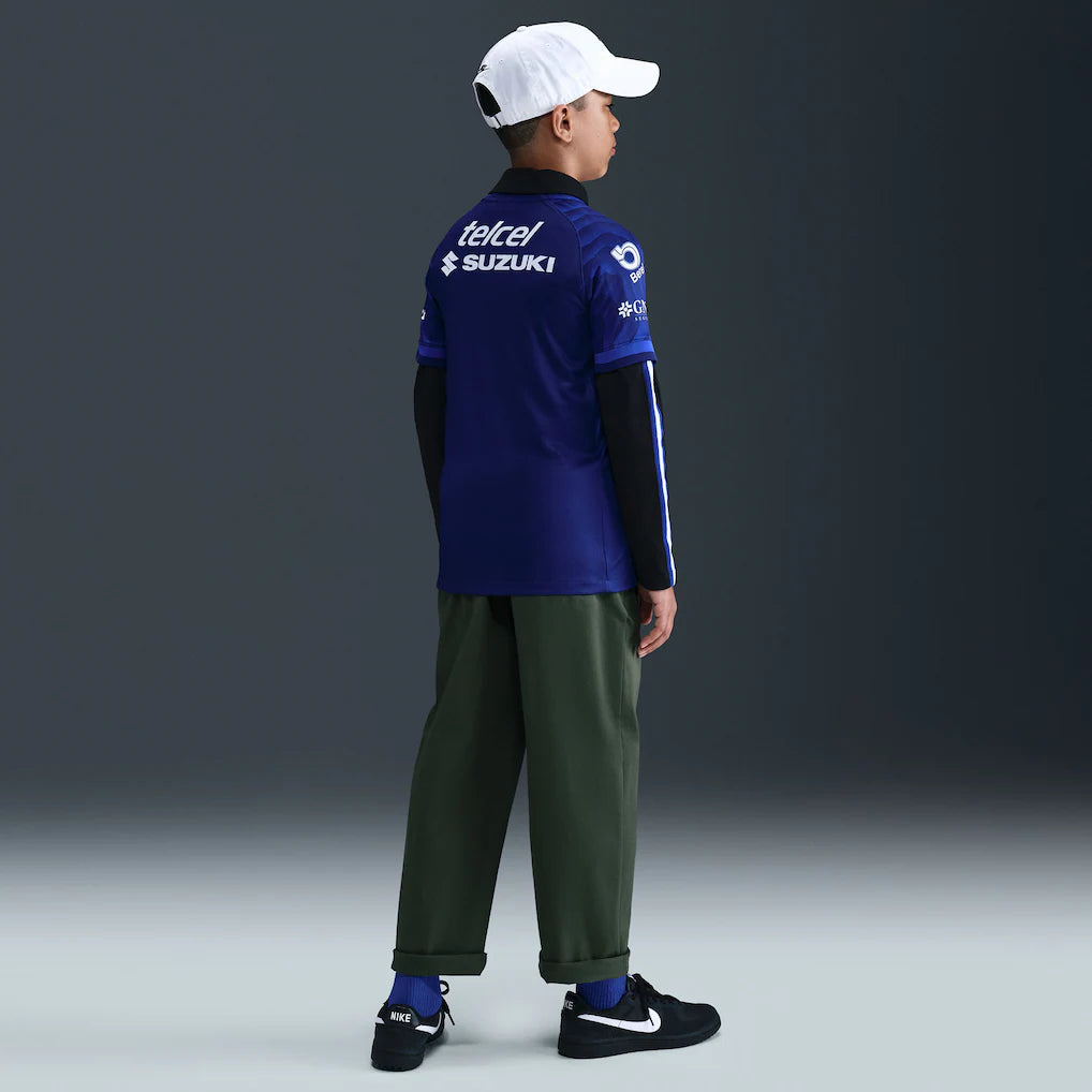 Pumas Nike Youth 2025/26 Away Replica Jersey - Royal