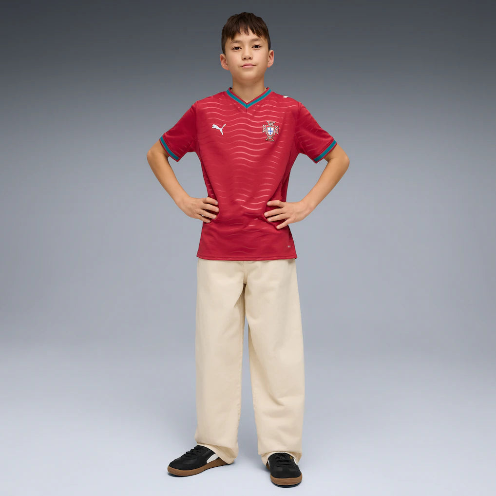 Portugal National Team Puma Youth 2026 Home Replica Jersey - Red