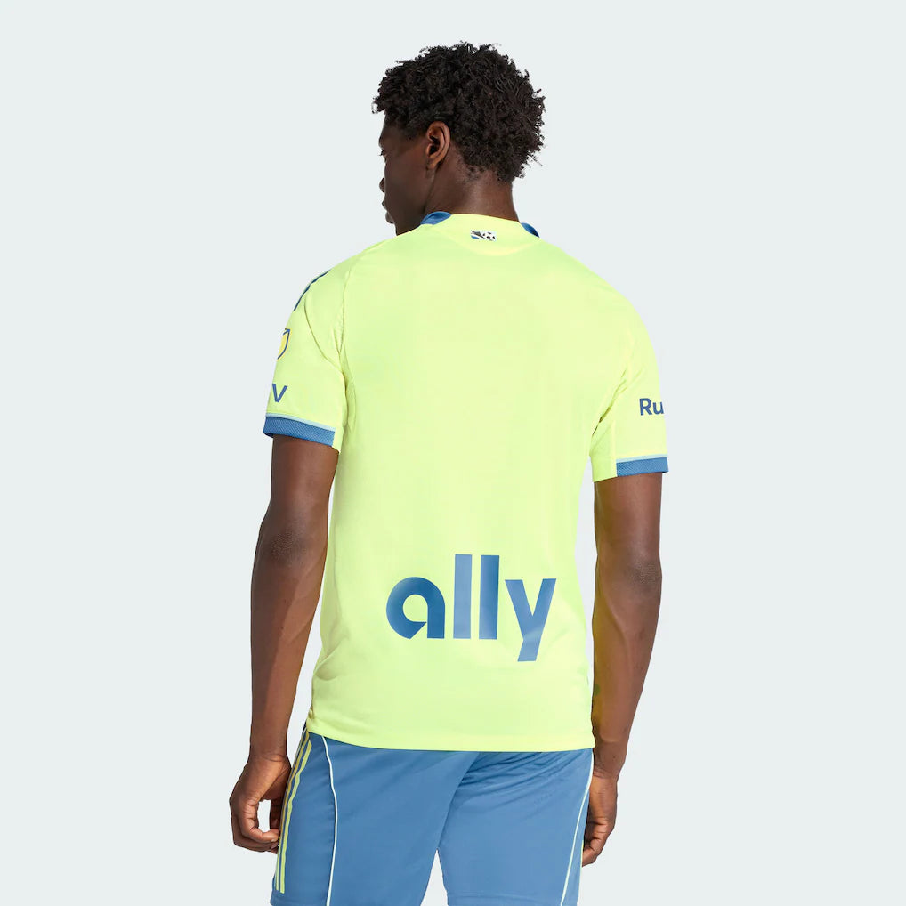 Charlotte FC adidas 2025 Third Authentic Jersey - Yellow