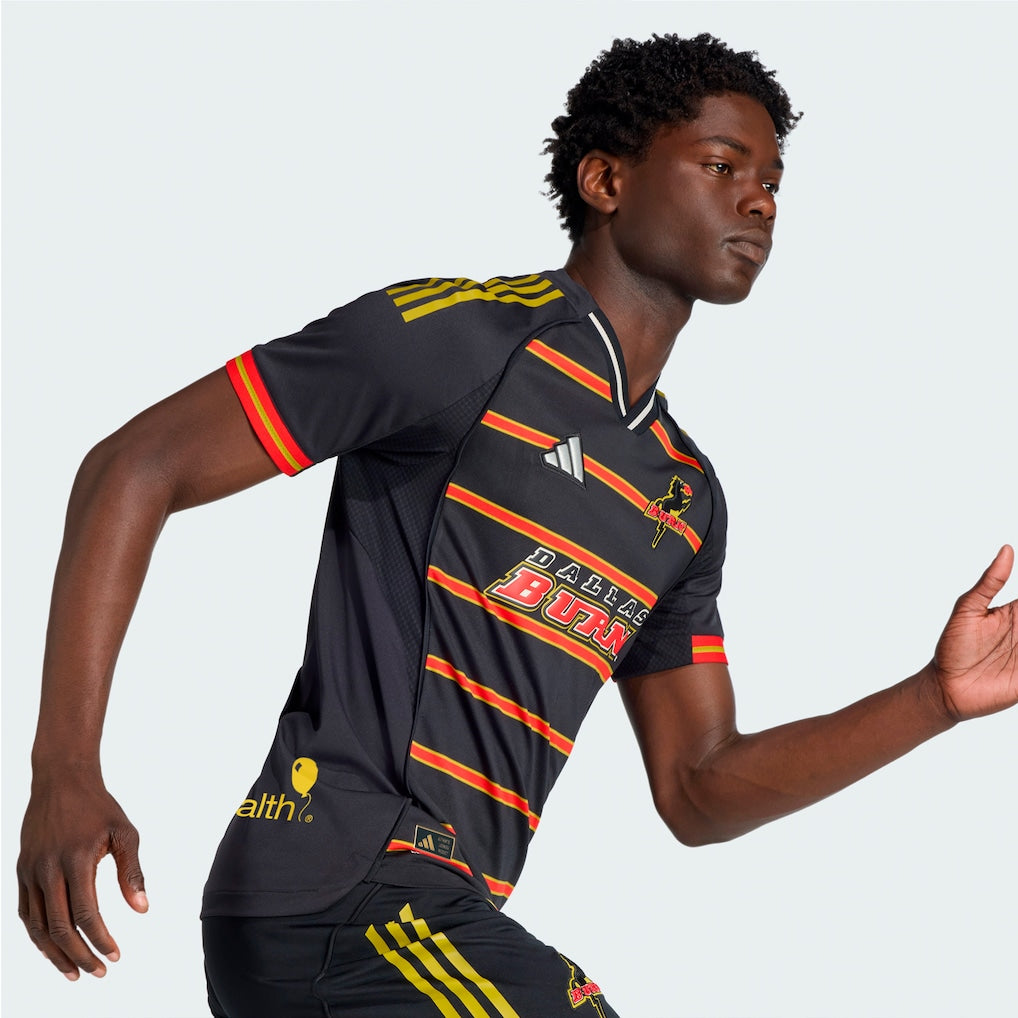 FC Dallas adidas 2025 Third Authentic Jersey - Black
