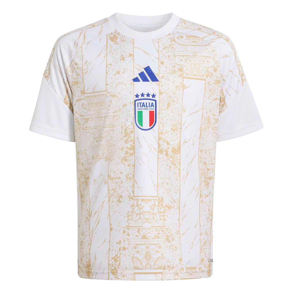 Italy National Team adidas Youth 2026 Pre-Match Top - White