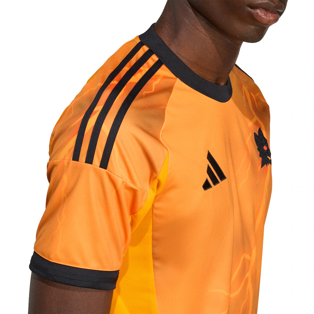 AS Roma adidas 2025/26 Away Replica Jersey - Orange