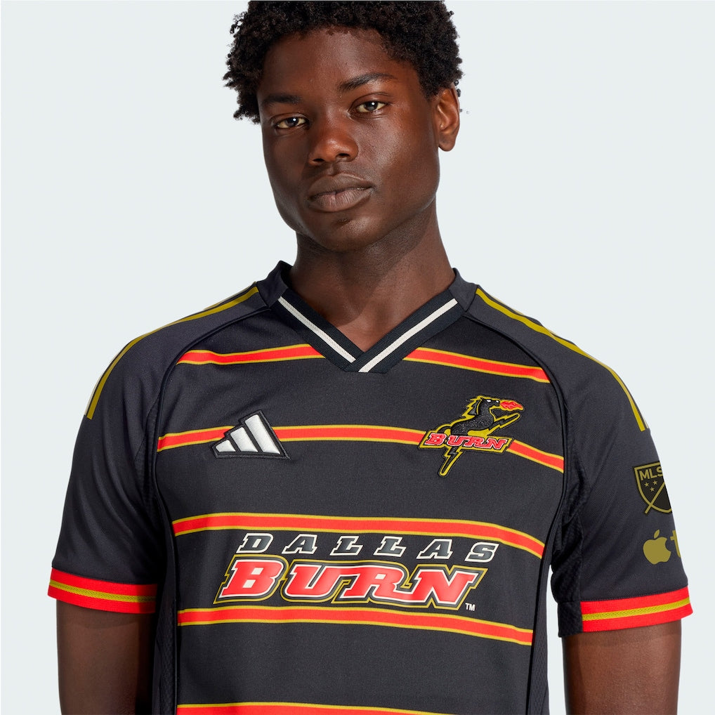 FC Dallas adidas 2025 Third Authentic Jersey - Black