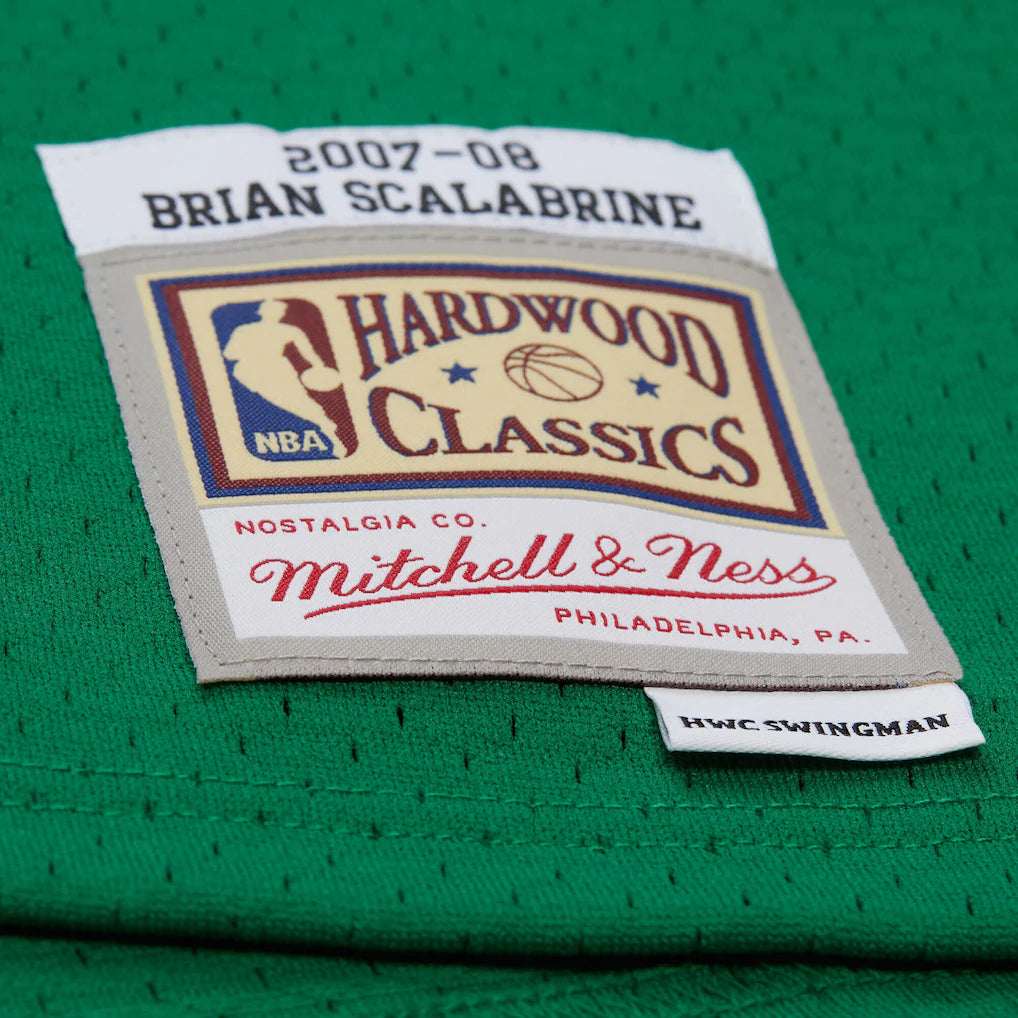 Brian Scalabrine Boston Celtics Mitchell & Ness 2007/08 Hardwood Classics Swingman Jersey - Kelly Green