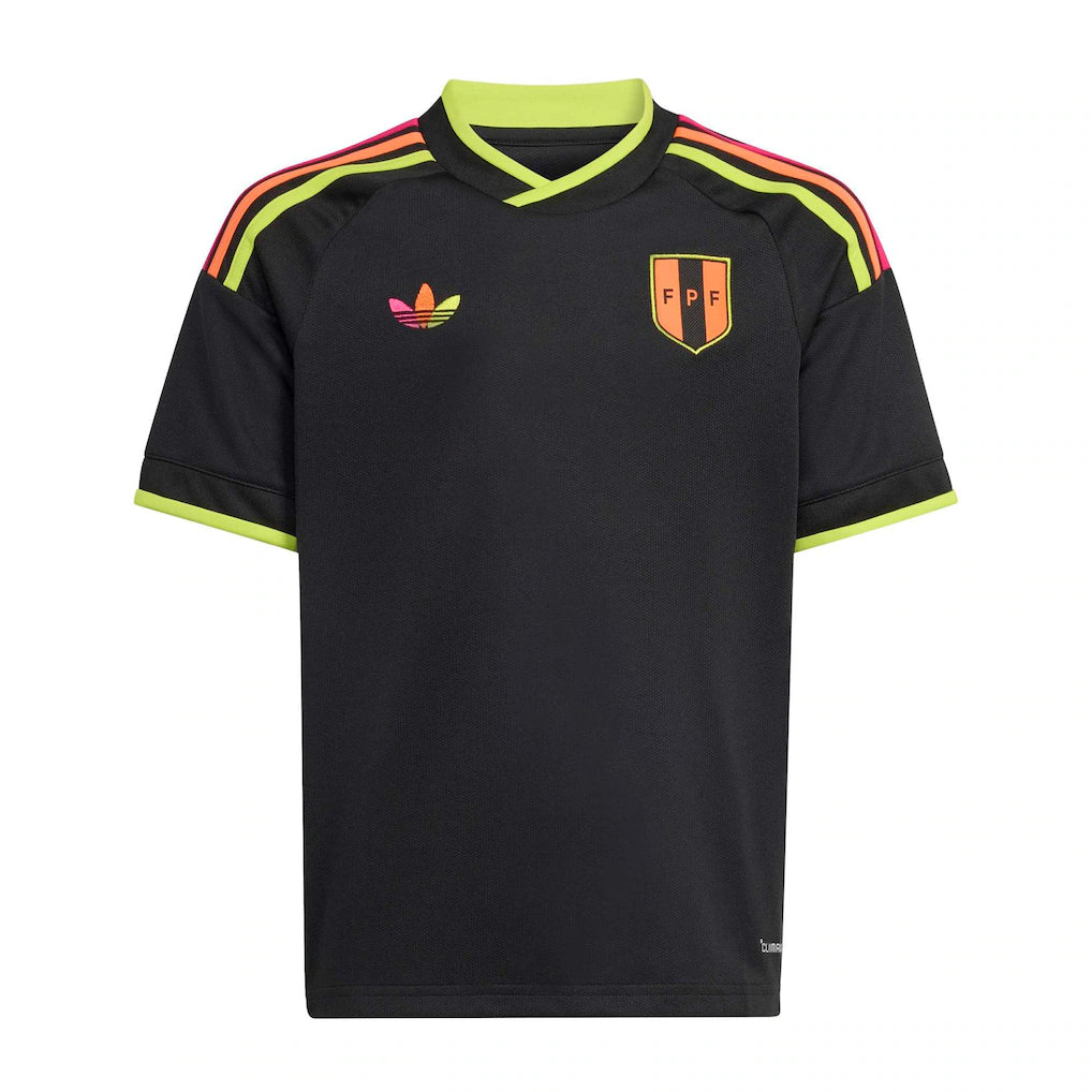 Peru National Team adidas Youth 2026 Away Replica Jersey - Black
