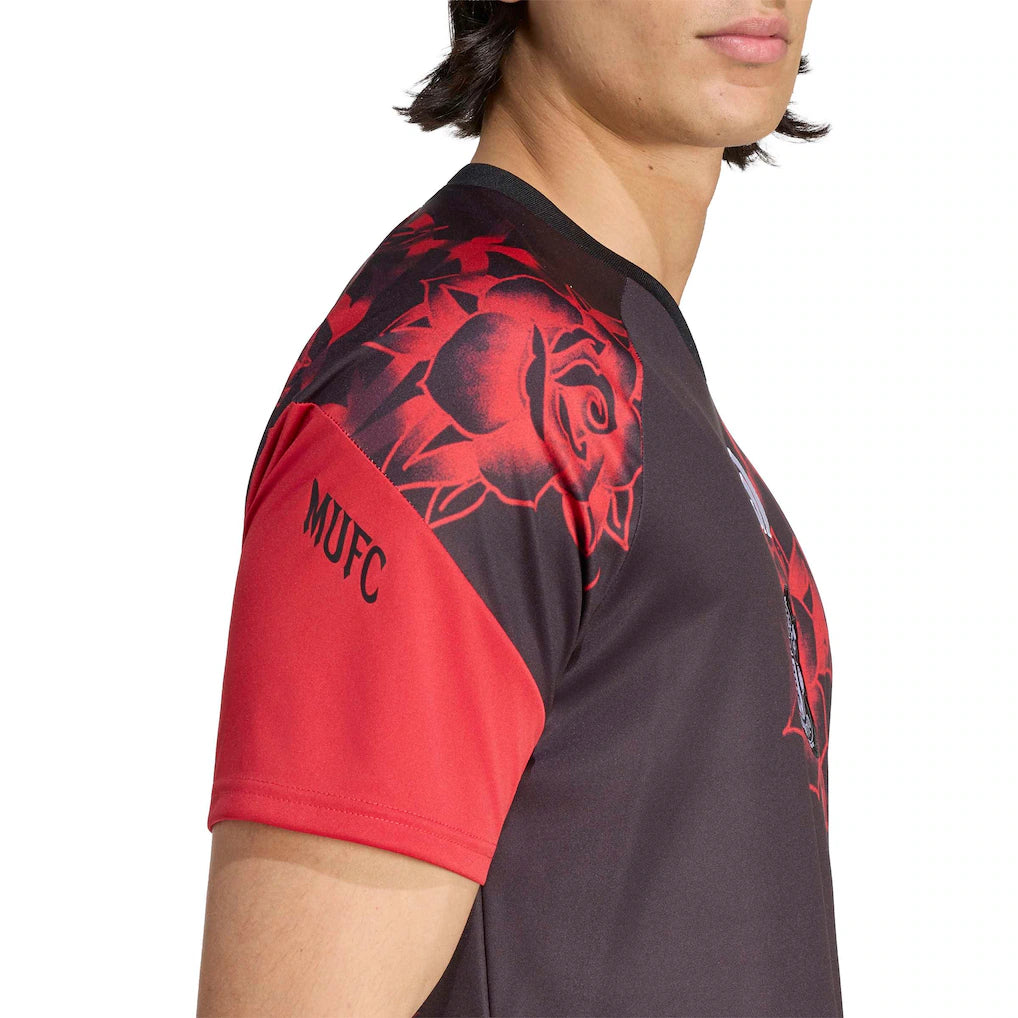 Manchester United adidas Home 2026/27 Pre-Match Top - Black