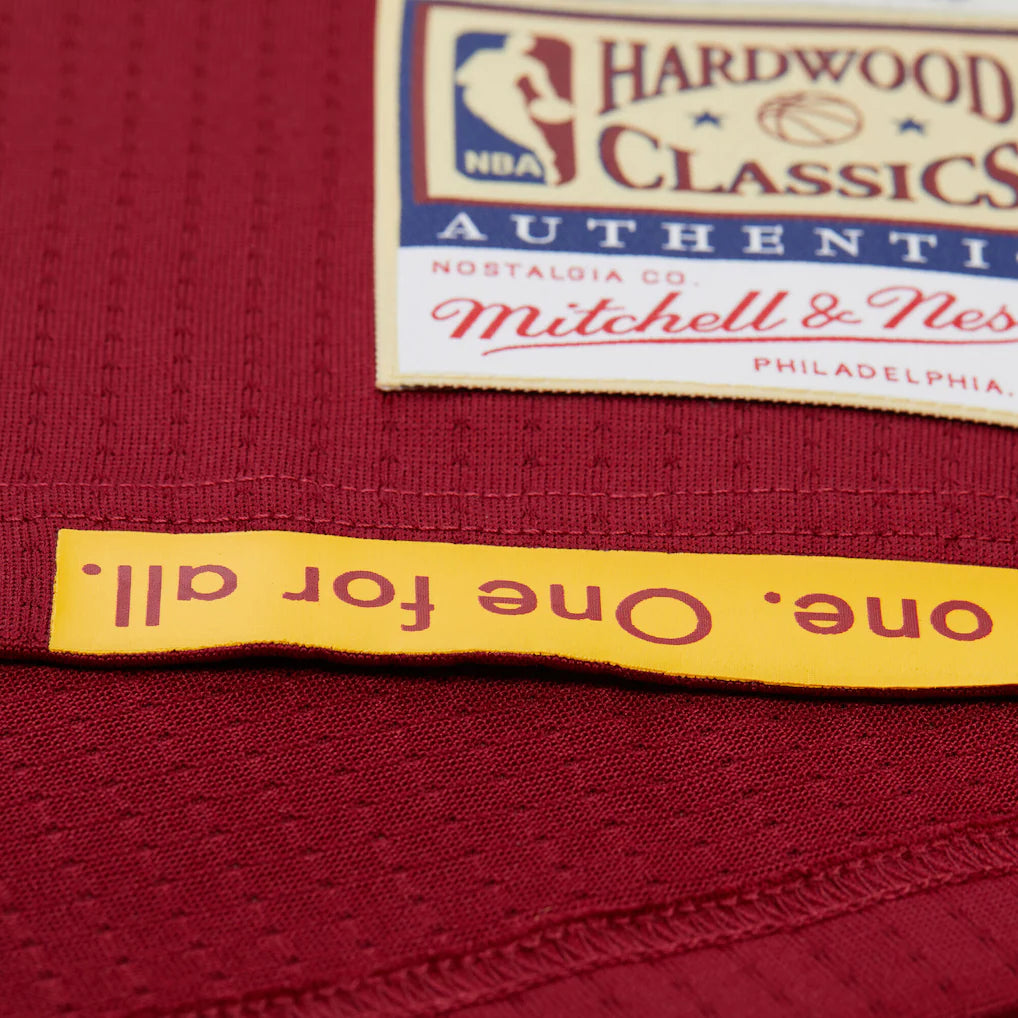 LeBron James Cleveland Cavaliers Mitchell & Ness Hardwood Classics 2015/16 Authentic Jersey - Wine