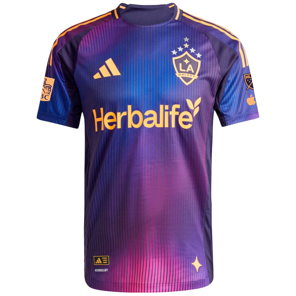 LA Galaxy adidas 2025 RIZON On-Field Authentic Patch Jersey - Navy