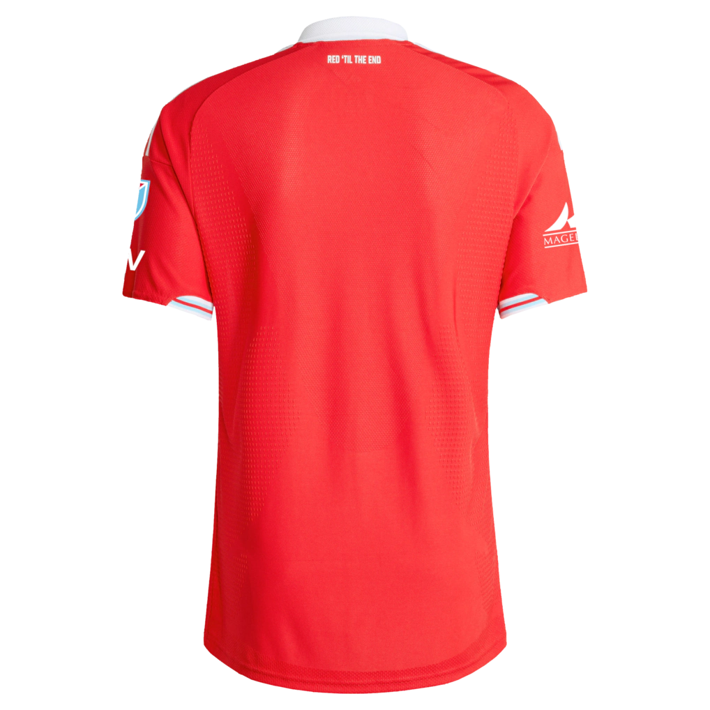 Chicago Fire adidas 2026 Forever Red On-Field Authentic Patch Jersey - Red