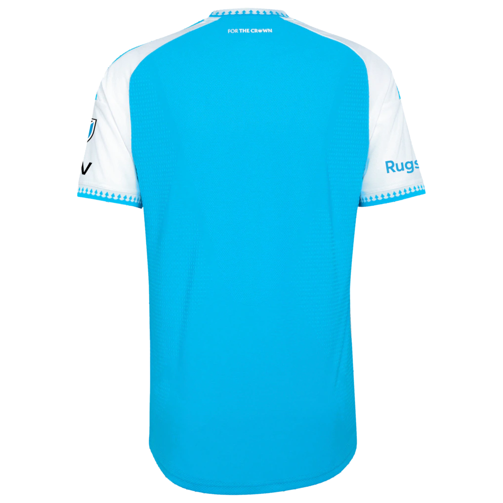 Charlotte FC adidas 2026 Carolina Kit: Crowns Up On-Field Authentic Patch Jersey - Blue