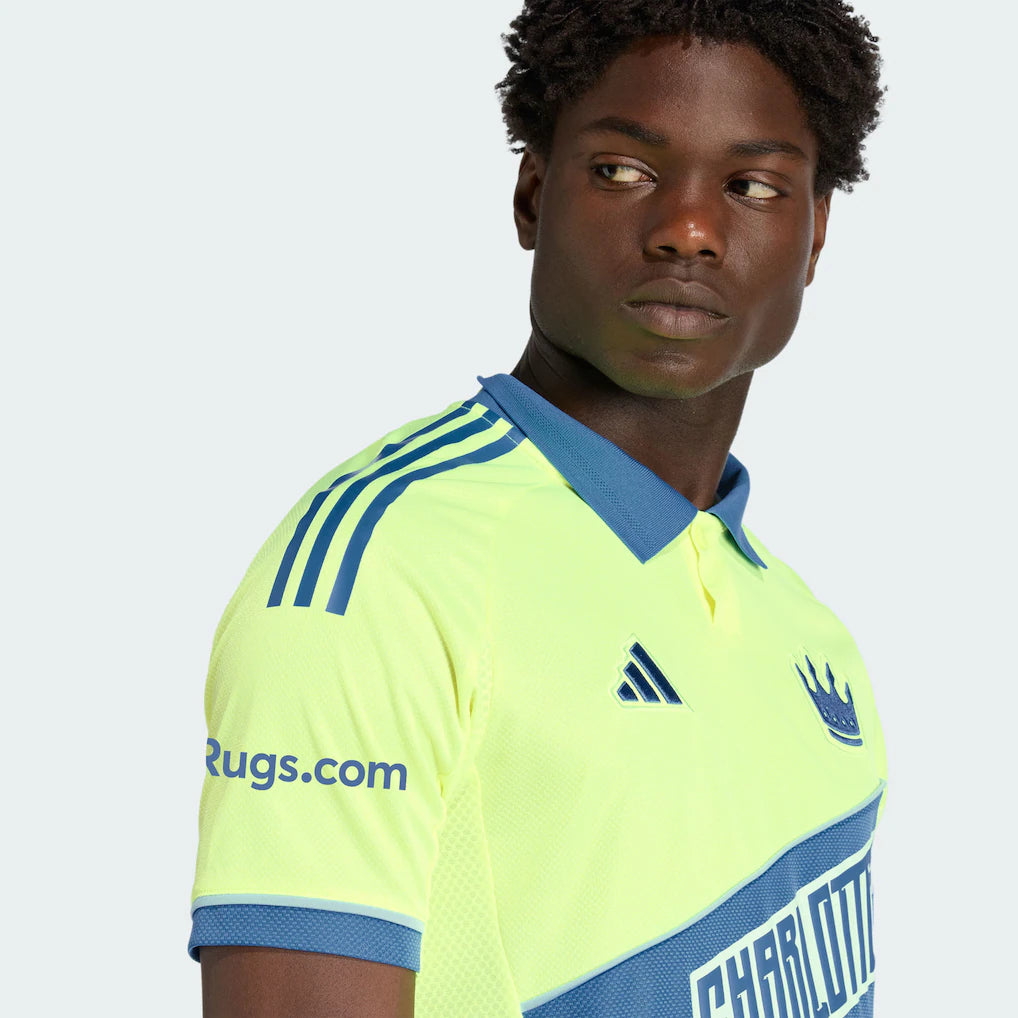 Charlotte FC adidas 2025 Third Authentic Jersey - Yellow