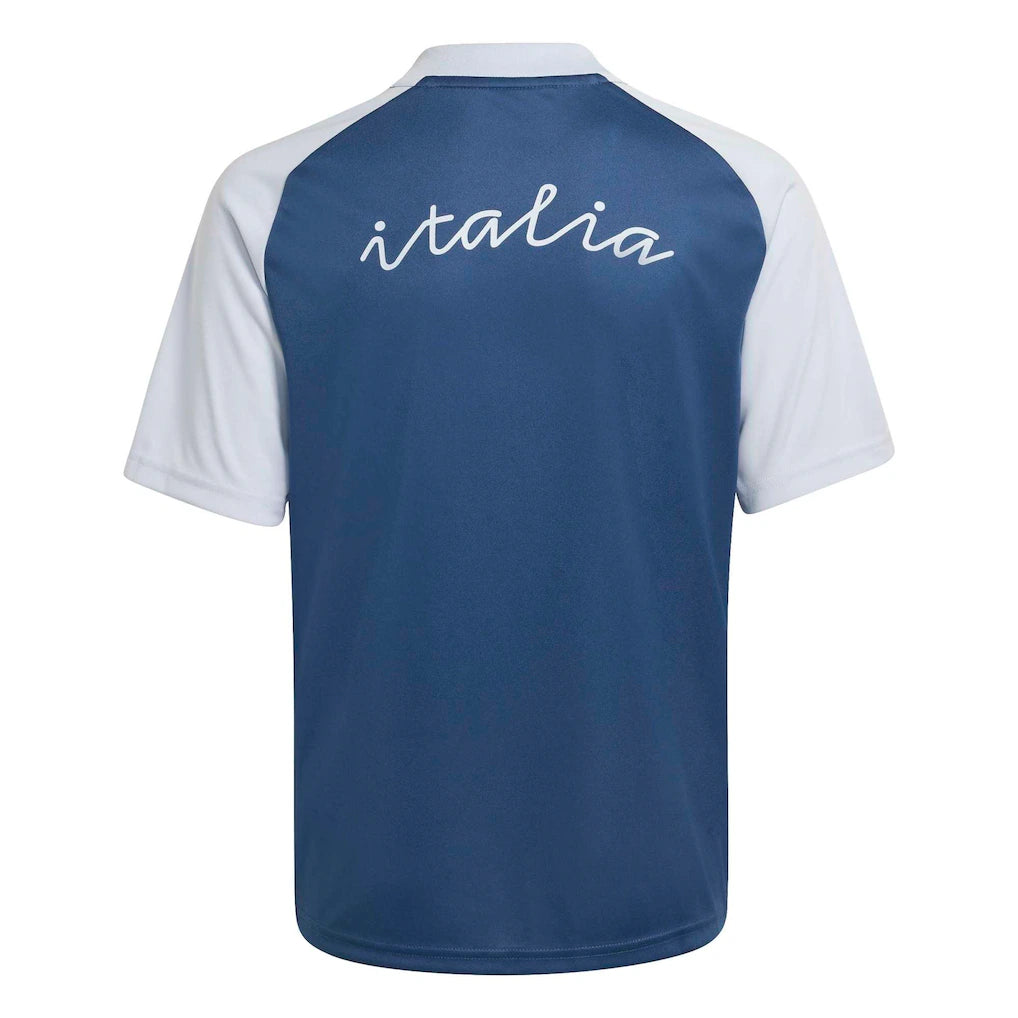 Italy National Team adidas Youth 2026 Pre-Match Top - Blue