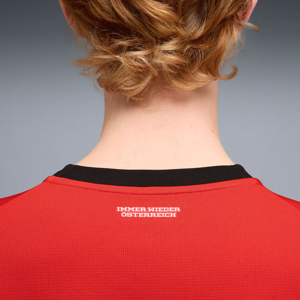 Austria National Team Puma 2026 Home Replica Jersey - Red