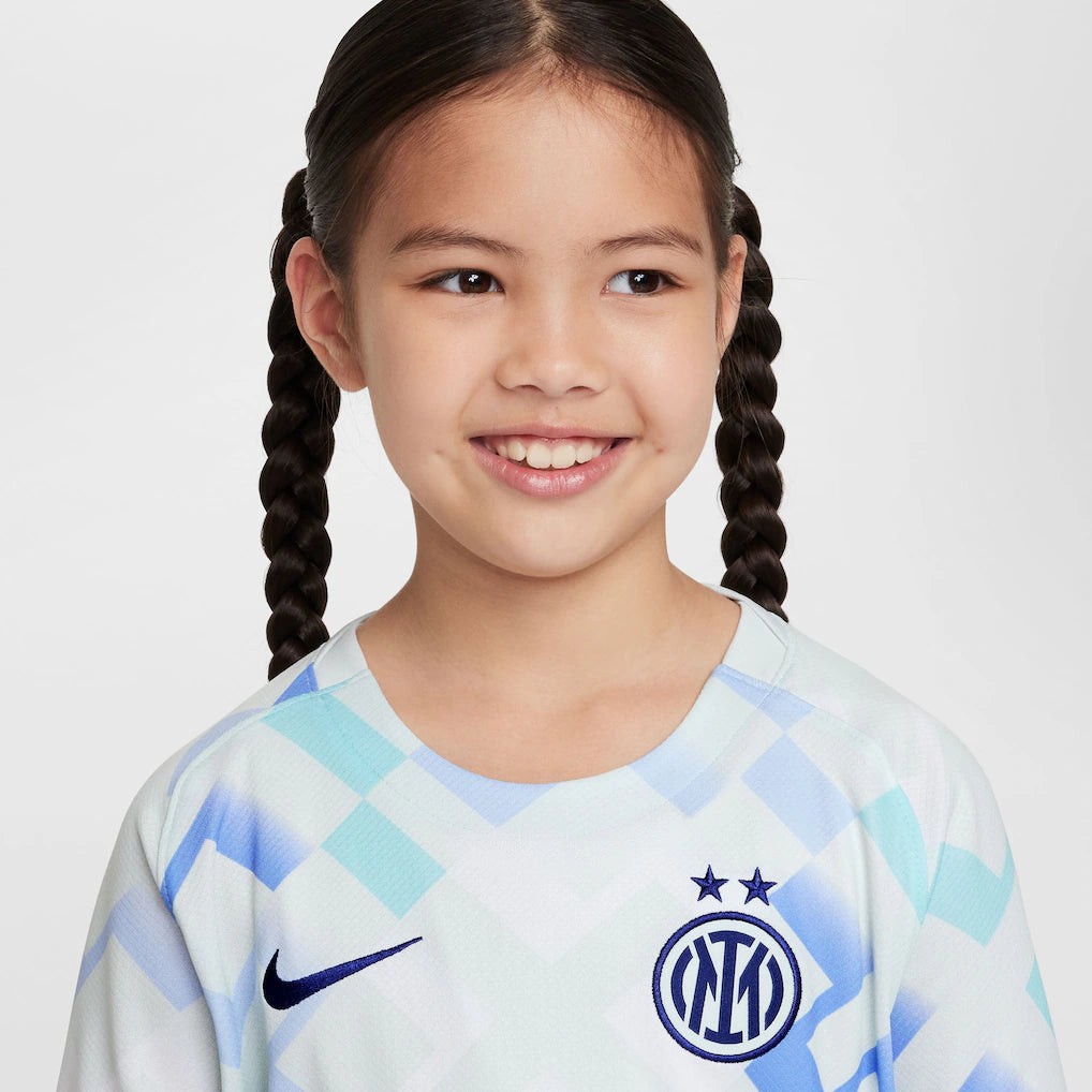Inter Milan Nike Youth 2025/26 Away Replica Jersey - Aqua