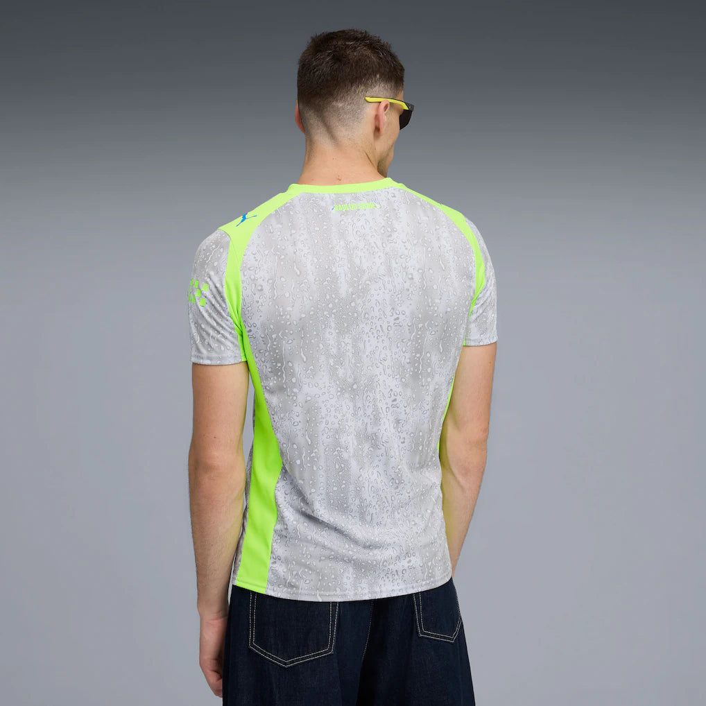 Manchester City Puma 2025/26 Third Replica Jersey - Gray/Neon Green