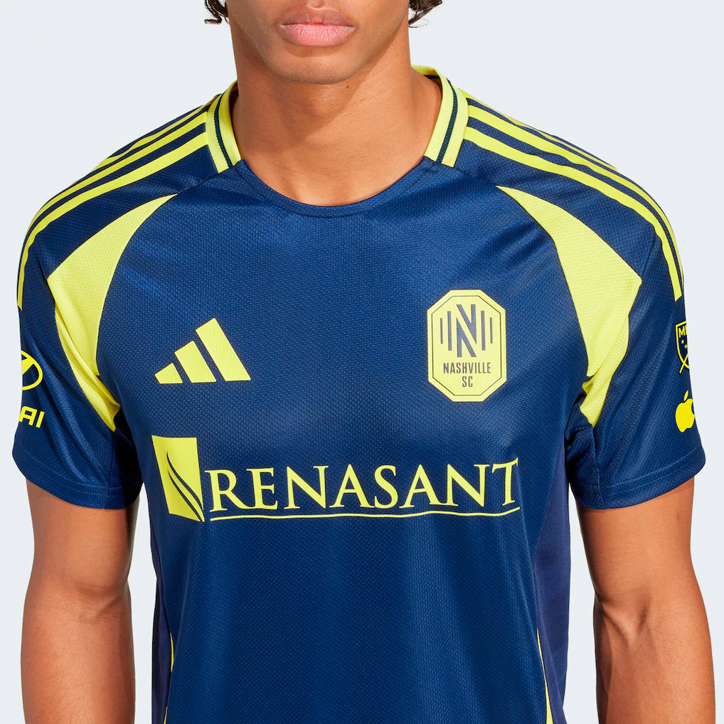 Nashville SC adidas 2025 The Heart Of Nashville Kit Authentic Jersey - Navy