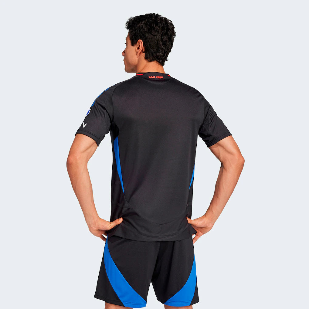 San Jose Earthquakes adidas 2025 Headliner Authentic Jersey - Black