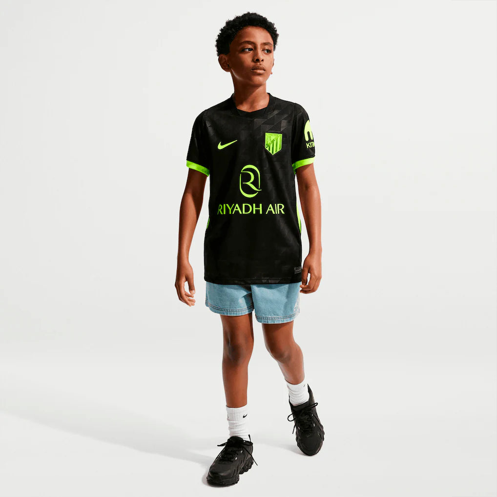 Atletico de Madrid Nike Youth 2026/27 Away Stadium Replica Jersey - Black