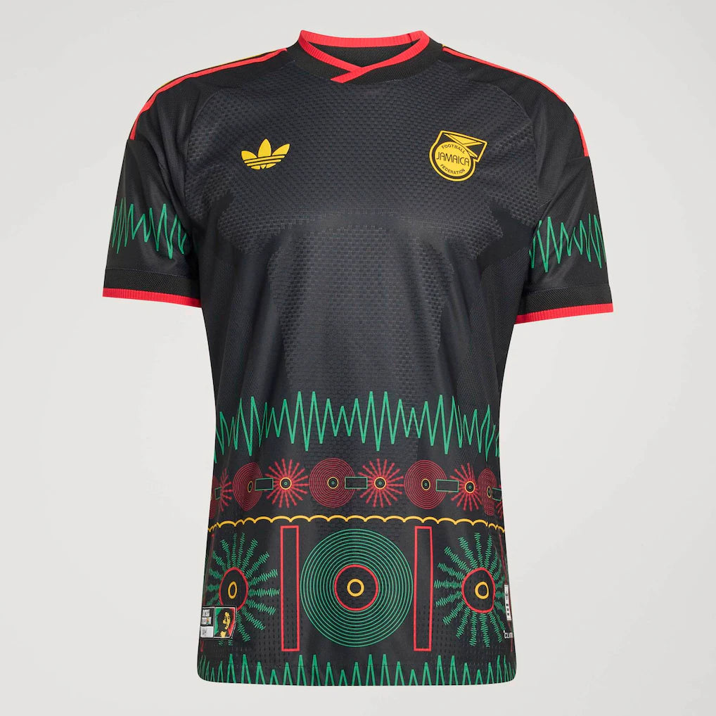 Jamaica National Team adidas 2026 Away On-Field Authentic Jersey - Black