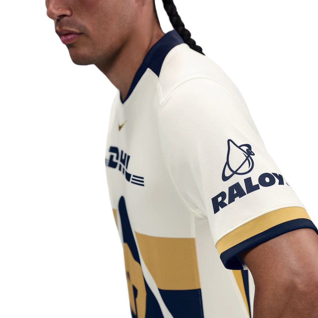 Pumas Nike 2025/26 Home Replica Jersey - Cream