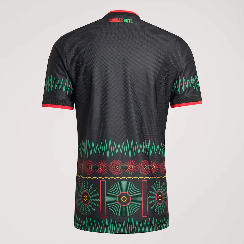 Jamaica National Team adidas 2026 Away On-Field Authentic Jersey - Black