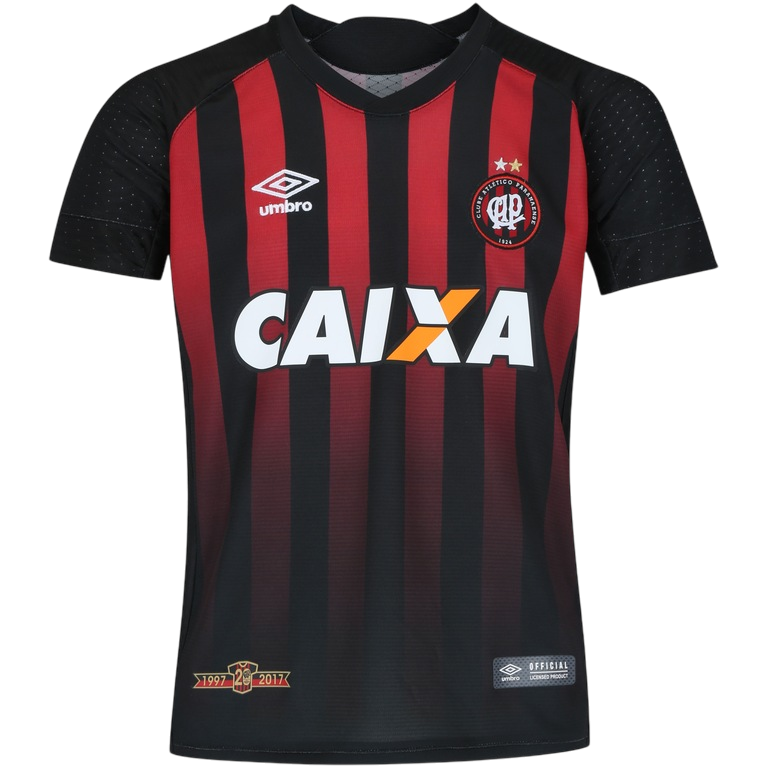 Jersey Atlético-PR 2017 I Fan nº 10 Go Jersey