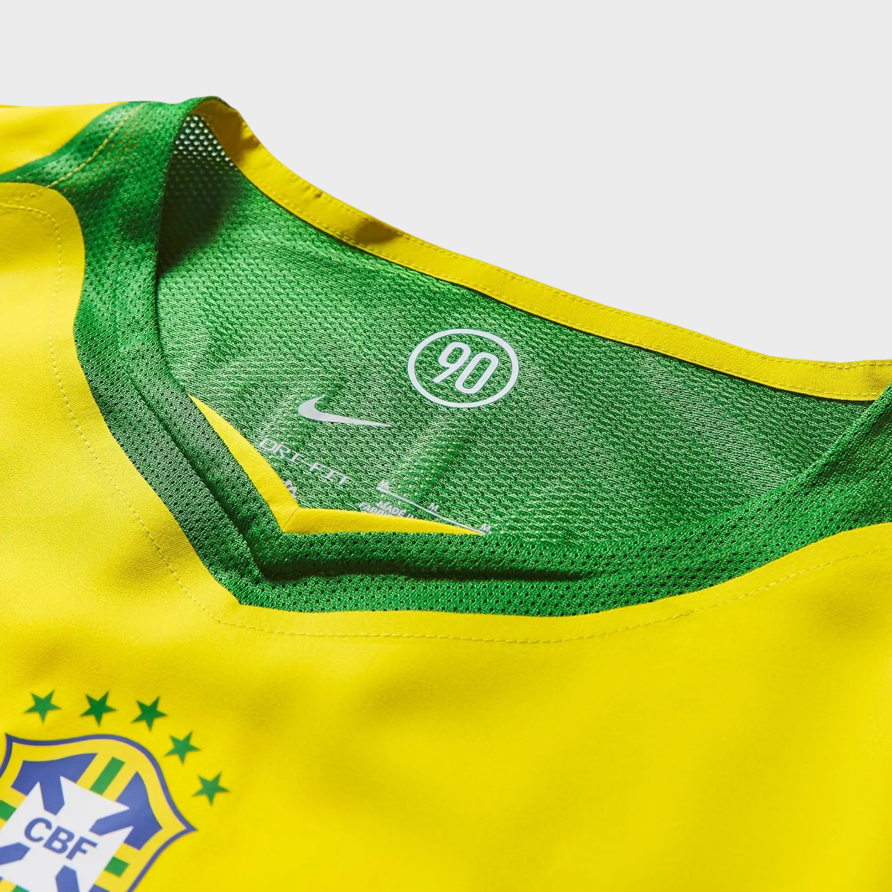 Jersey National Team Brazilian 2004 I Fan Reedição Total 90 RONALDINHO 10 Go Jersey
