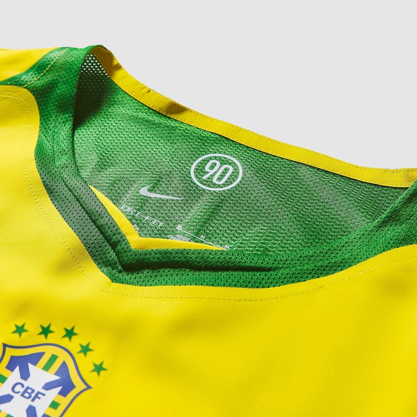 Jersey Brazil Reedição Total 90 Ronaldinho Man Go Jersey