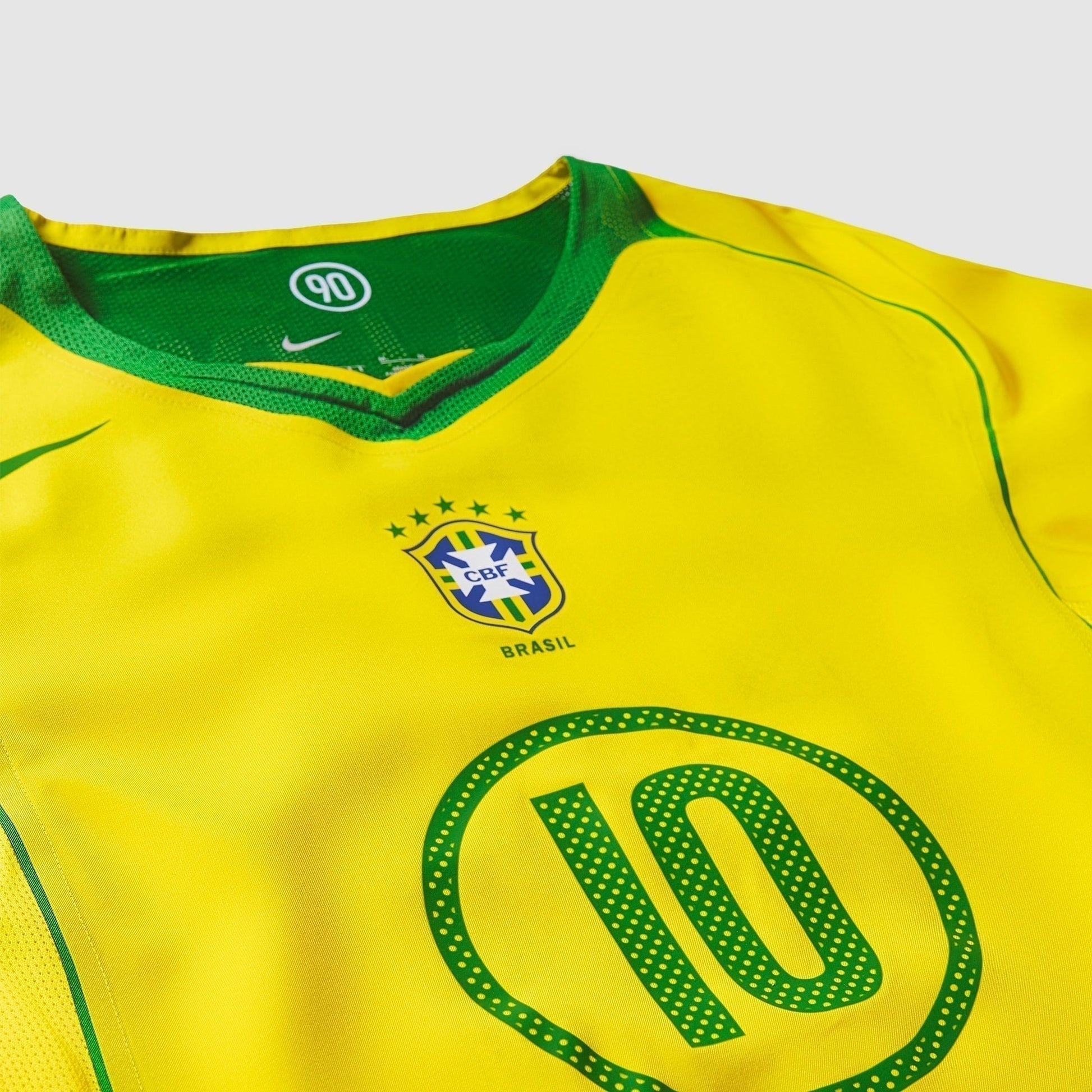 Jersey Brazil Reedição Total 90 Ronaldinho Man Go Jersey