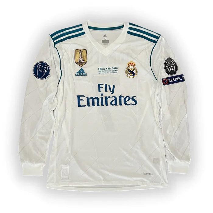 Retro Real Madrid Long-sleeve Home Jersey 2017/18 Go Jersey