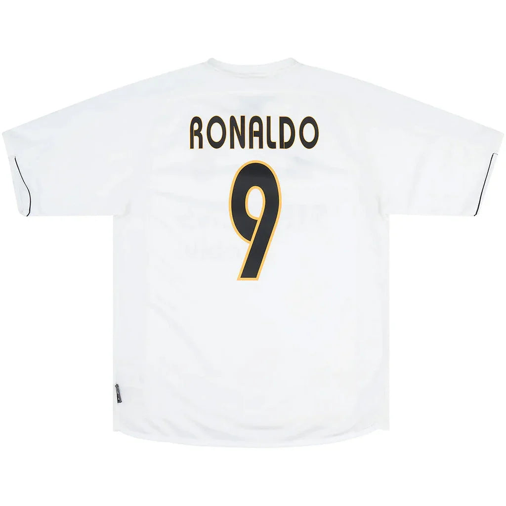 Ronaldo #9 Real Madrid Home Retro Jersey 2003/04 Go Jersey